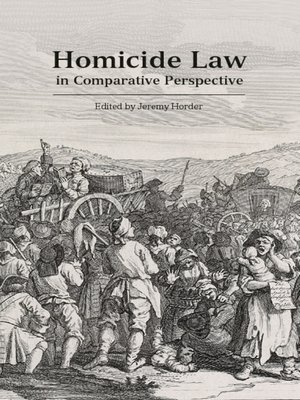 cover image of Homicide Law in Comparative Perspective
